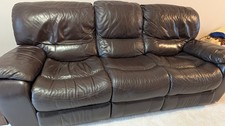 One Red Colour 2 Seater and One3 Seater with Recliner Good Condition Bargain