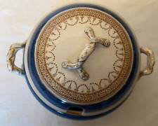 Keeling & Co Losol Ware Art Deco Lidded Sauce Tureen, "Claremont" design