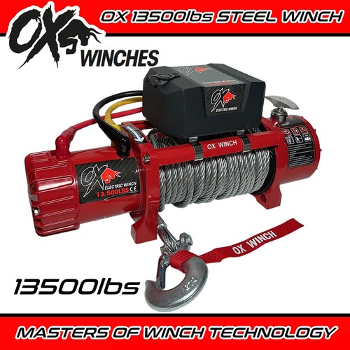 Electric winch 13500lb 12v - winch,