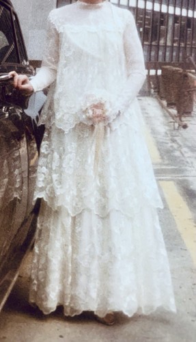 Vintage wedding dress - wedding,