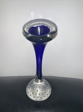 Vintage Glass Stem Bud Vase