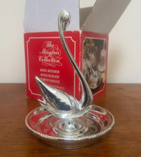 Vintage Silver Plated Swan