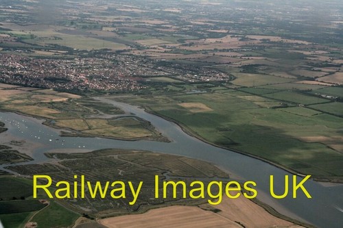 Aerial photo river crouch - aerial,