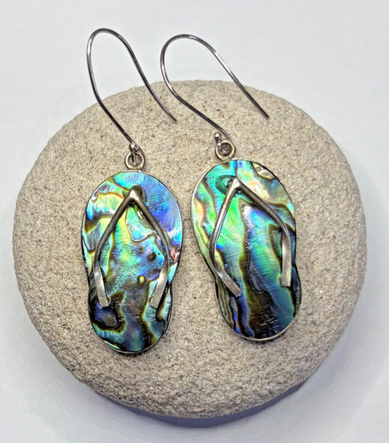 Sterling silver and abalone - sterling,