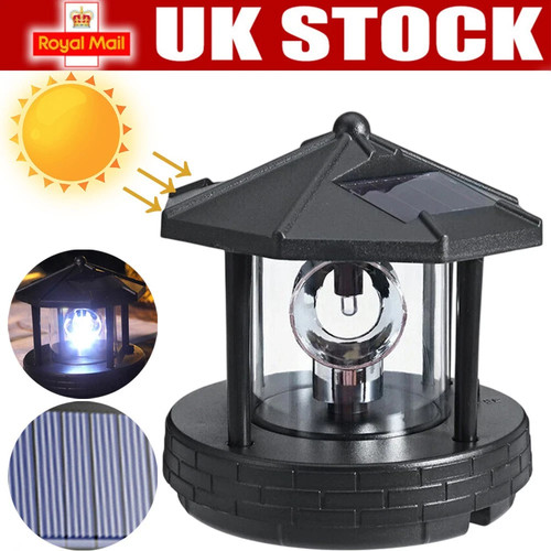 Solar powered rotating led - rotating,