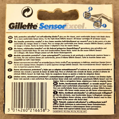 Gillette sensorexcel men - gillette, men’s