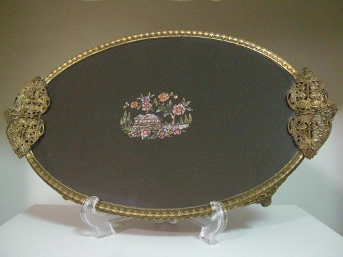 Petit point black embroidered - petit,