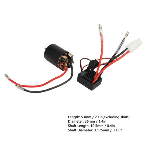 Motor esc combo brushed - rc,