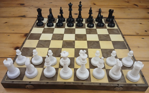 Vintage soviet chess - soviet, set