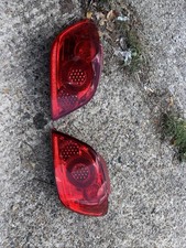 Pair Of Peugeot 307 Hatchback Drivers + Passenger Side Rear Lamps Tail Lights