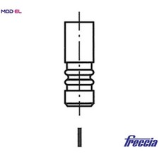 4x EXHAUST VALVE R6596/BMCR FOR 4HT4HKQ4BA4HLQ4WA4HN224DT4HP4HR4HS 2.2L 4cyl