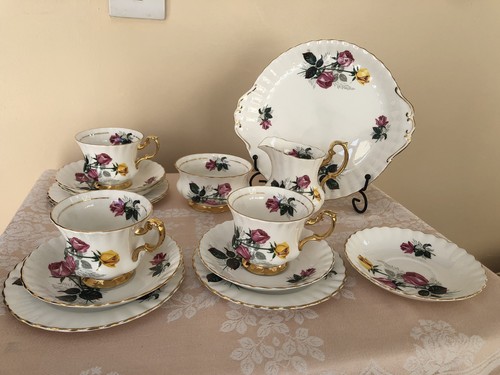 Royal imperial roses bone - royal,
