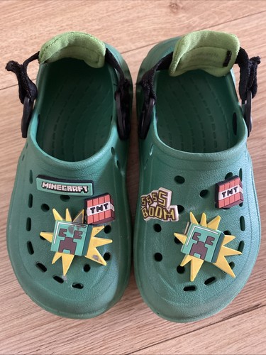Boys size minecraft - 11, clogs