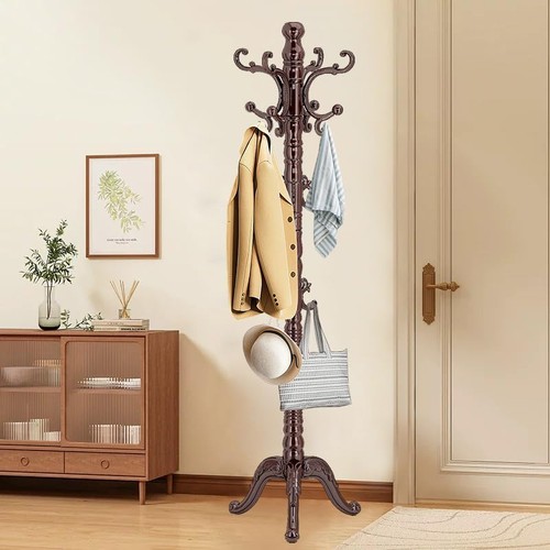 Wooden coat rack stand - coat,