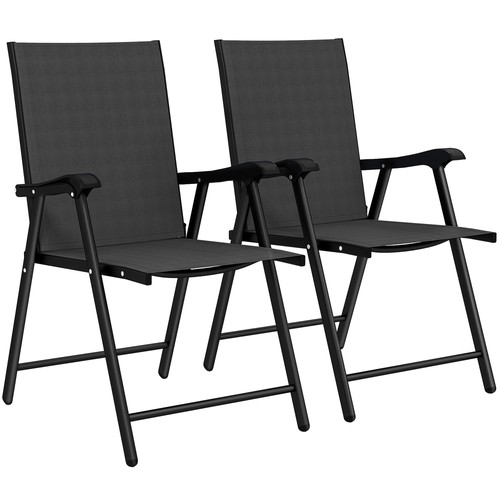 Outsunny folding garden chairs - folding,