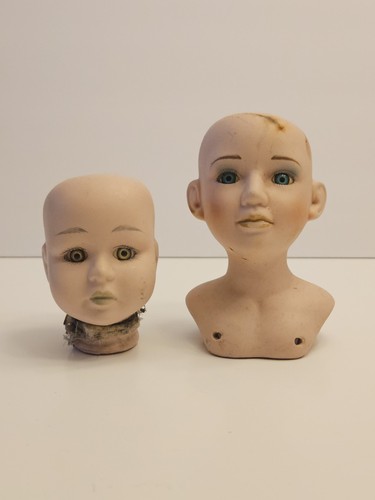 Vintage porcelain bisque - bisque, doll