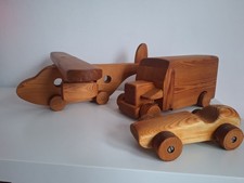 Set Of 3 Vintage Retro Red