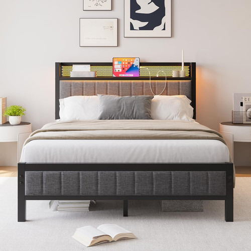 Luxury upholstered bed - upholstered, w