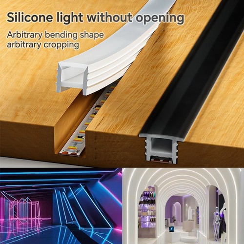Silicone led strip - led, channel