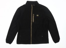 Peaceful Hooligan Mens Black XL Fleece Zip Jacket Casual Outdoor