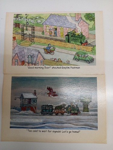 Ivor the engine ten postcards - ivor,