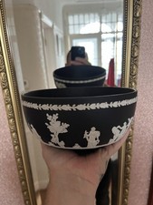 Black Wedgewood Fruit Bowl Made In England Excellent Condition Vintage Item