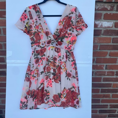 Coco love womens floral - floral, v-neck