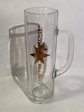 Freedom Brewery German Glass Gold Star Tankard Beer Pint Glass