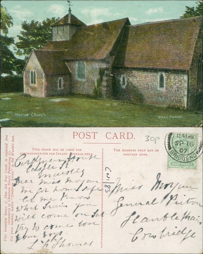 Hedsor church 1907 - 1907, christian