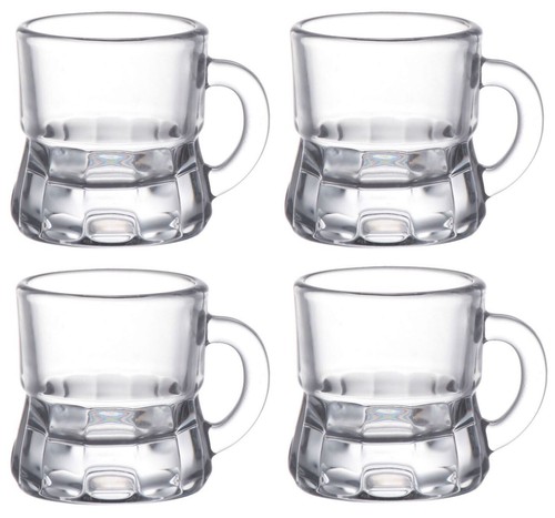 Mini tankard shot glasses - 4x,