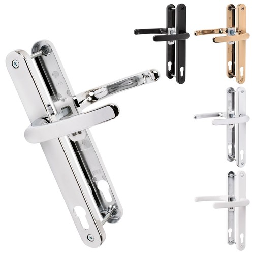 Upvc door handle pair - door, sprung