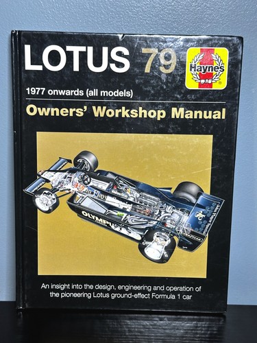 Lotus book haynes manual f1 - lotus,