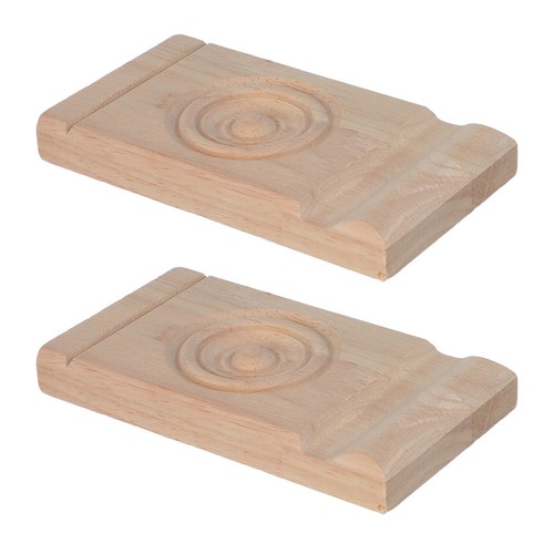 2pcs carved wood corbel - 2pcs,