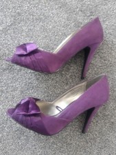 Fiore Ladies Purple Peep Toe