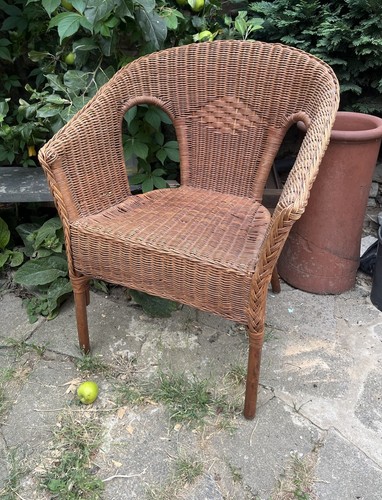 Vintage wicker indoor outdoor - wicker,