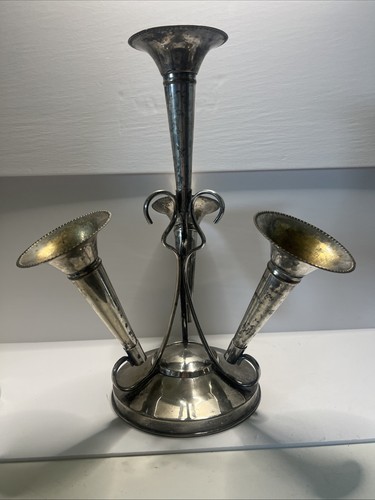 Vintage silver plated epergne - silver,
