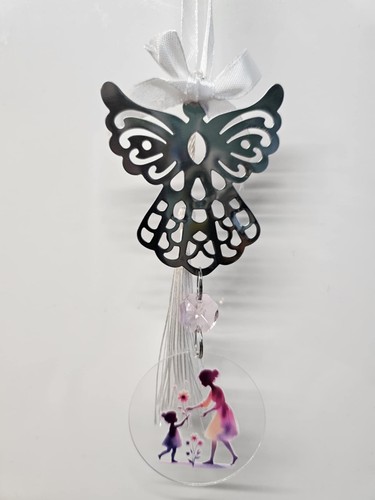 Angel with glass crystal nd - with,