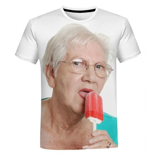 Funny print oversize - print, t