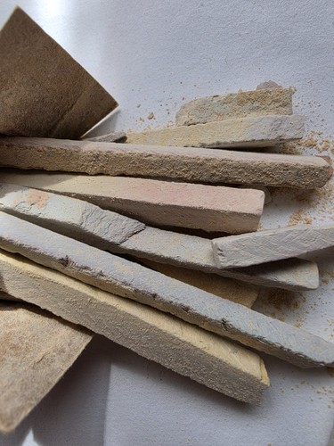 Natural slate chalk - slate, pencils