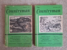 THE COUNTRYMAN MAGAZINE - 2 issues -   Summer & Winter 1962.