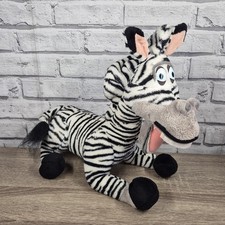Madagascar Marty The Zebra 16" Soft Toy Plush Vintage 2005 Jumbo Russ Berrie
