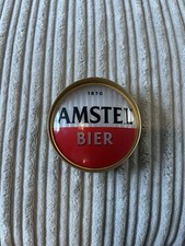 Round Amstel Display Badge for