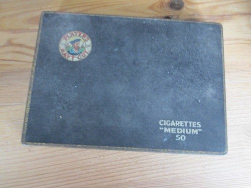 Vintage cigarette tin players - cigarette,