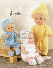 BABY Doll clothes knitting