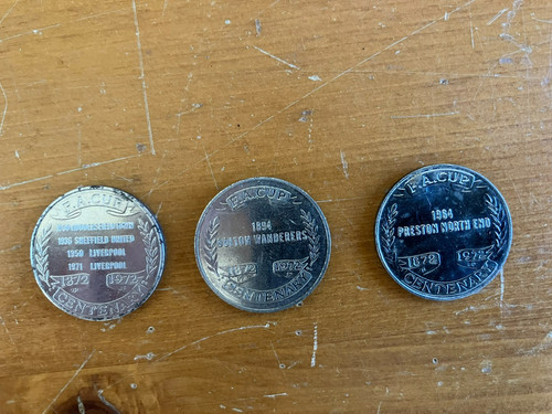 Cup centenary medals - fa,