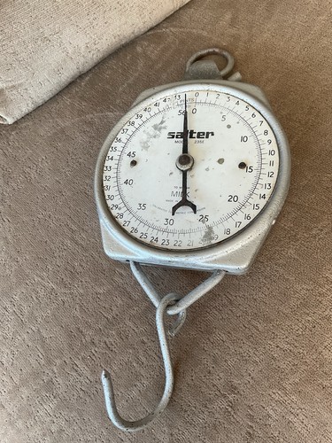 Vintage salter milk hanging - salter,