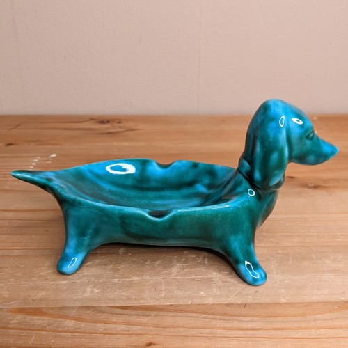 Vintage sausage dog - dog, ash