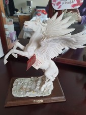 Auro A Belcari Pegasus Resin Sculpture Dear 1987 Italy READ Horse