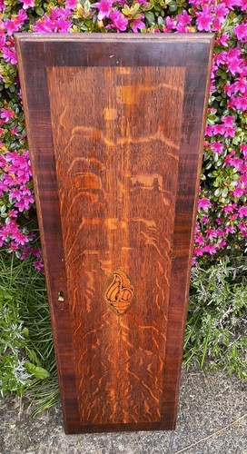 Oak longcase clock door - 22, x