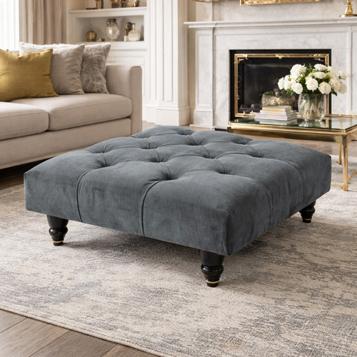 Footstool chesterfield - footstool,